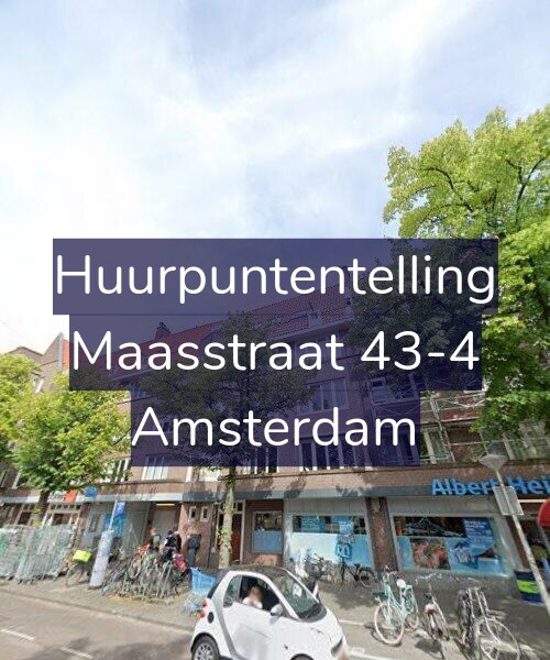 Foto gevel Huurpuntentelling voor Maasstraat 43-4, Amsterdam