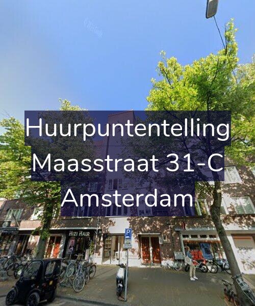 Foto gevel Huurpuntentelling voor Maasstraat 31-C, Amsterdam