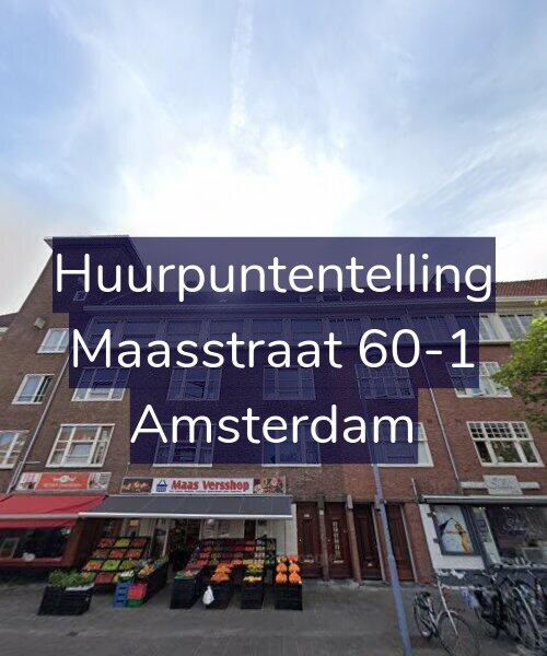Foto gevel Huurpuntentelling voor Maasstraat 60-1, Amsterdam