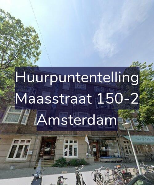 Foto gevel Huurpuntentelling voor Maasstraat 150-2, Amsterdam