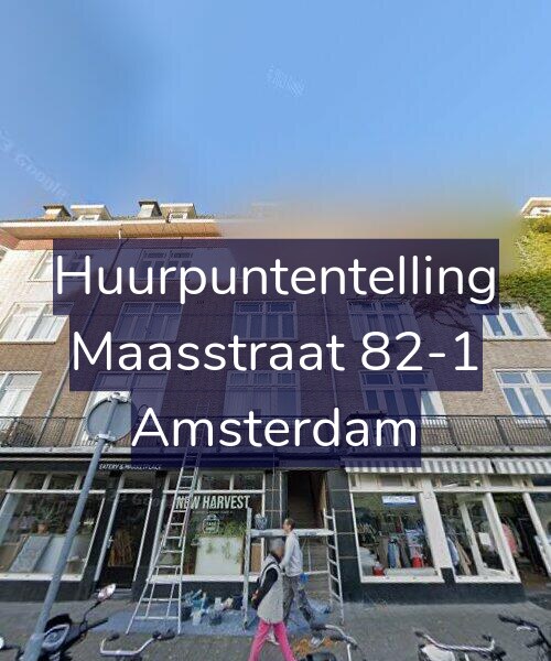 Foto gevel Huurpuntentelling voor Maasstraat 82-1, Amsterdam