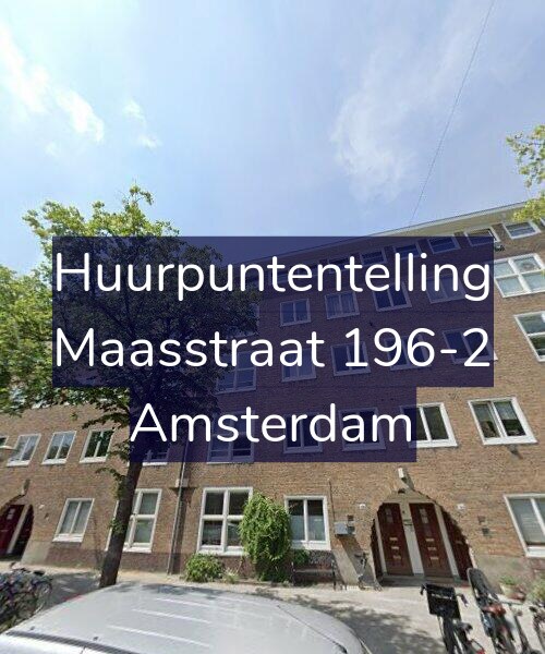 Foto gevel Huurpuntentelling voor Maasstraat 196-2, Amsterdam