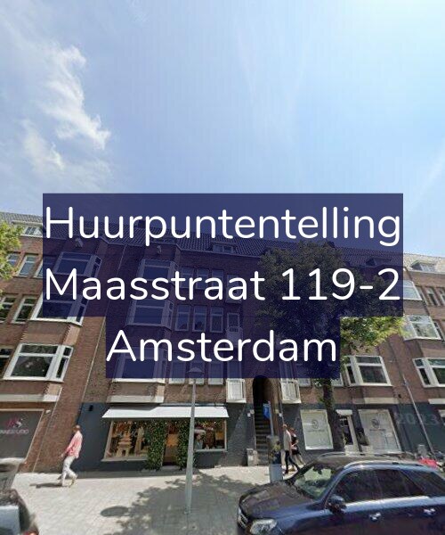 Foto gevel Huurpuntentelling voor Maasstraat 119-2, Amsterdam