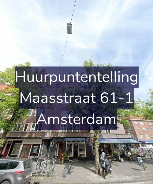 Foto gevel Huurpuntentelling voor Maasstraat 61-1, Amsterdam