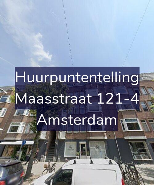 Foto gevel Huurpuntentelling voor Maasstraat 121-4, Amsterdam