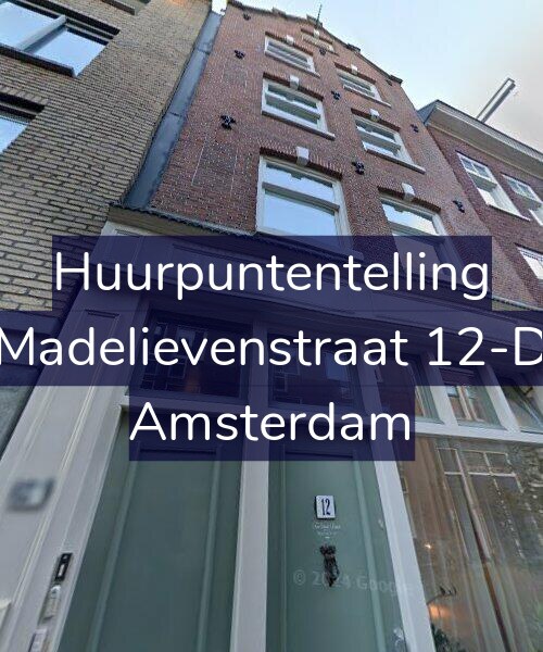 Foto gevel Huurpuntentelling voor Madelievenstraat 12-D, Amsterdam