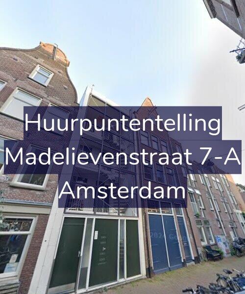 Foto gevel Huurpuntentelling voor Madelievenstraat 7-A, Amsterdam