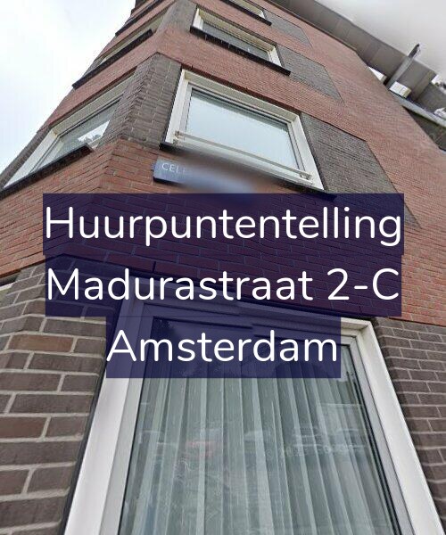 Foto gevel Huurpuntentelling voor Madurastraat 2-C, Amsterdam