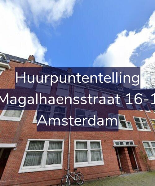 Foto gevel Huurpuntentelling voor Magalhaensstraat 16-1, Amsterdam