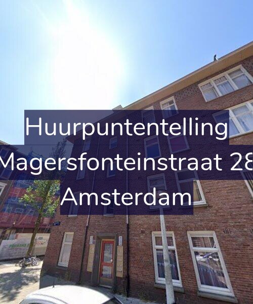 Foto gevel Huurpuntentelling voor Magersfonteinstraat 28, Amsterdam