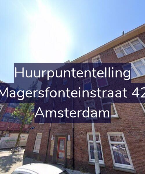 Foto gevel Huurpuntentelling voor Magersfonteinstraat 42, Amsterdam