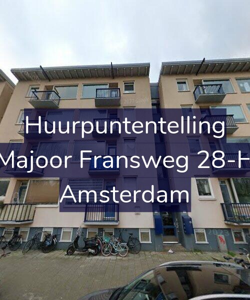 Foto gevel Huurpuntentelling voor Majoor Fransweg 28-H, Amsterdam