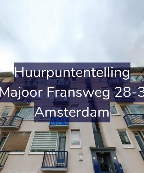 Foto gevel Huurpuntentelling voor Majoor Fransweg 28-3, Amsterdam