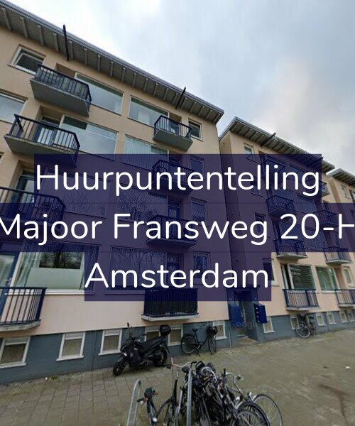 Foto gevel Huurpuntentelling voor Majoor Fransweg 20-H, Amsterdam