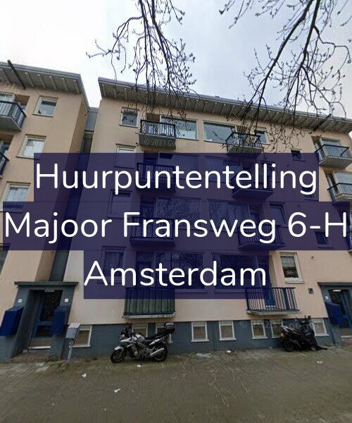 Foto gevel Huurpuntentelling voor Majoor Fransweg 6-H, Amsterdam