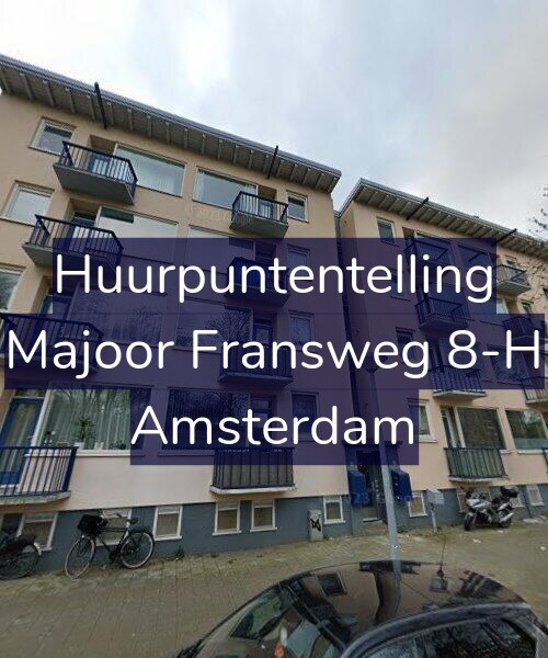 Foto gevel Huurpuntentelling voor Majoor Fransweg 8-H, Amsterdam
