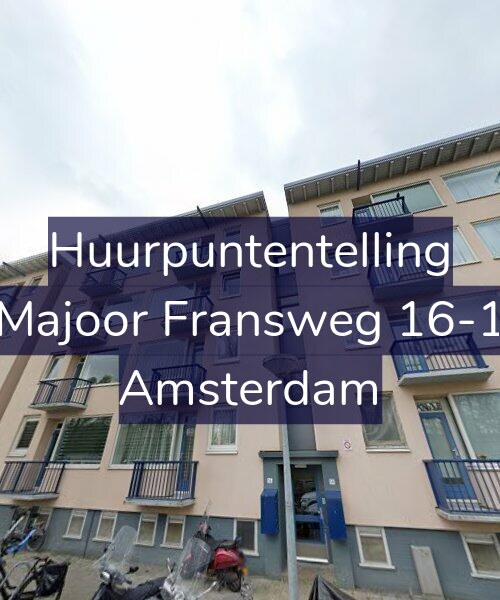 Foto gevel Huurpuntentelling voor Majoor Fransweg 16-1, Amsterdam