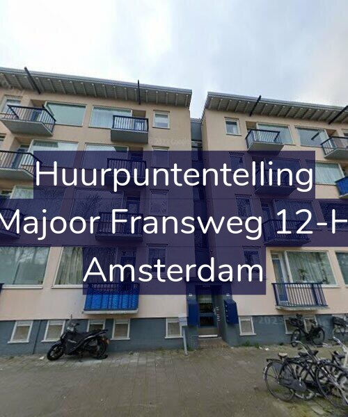 Foto gevel Huurpuntentelling voor Majoor Fransweg 12-H, Amsterdam