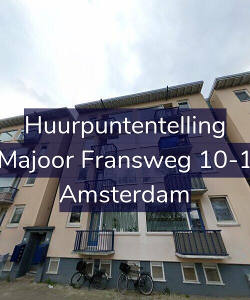 Foto gevel Huurpuntentelling voor Majoor Fransweg 10-1, Amsterdam