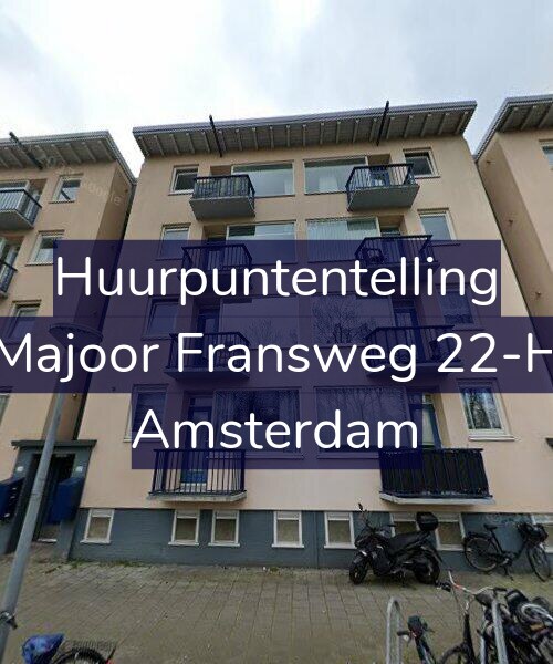 Foto gevel Huurpuntentelling voor Majoor Fransweg 22-H, Amsterdam
