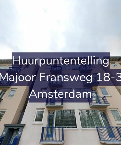 Foto gevel Huurpuntentelling voor Majoor Fransweg 18-3, Amsterdam
