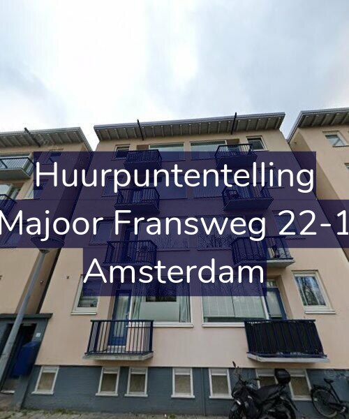 Foto gevel Huurpuntentelling voor Majoor Fransweg 22-1, Amsterdam