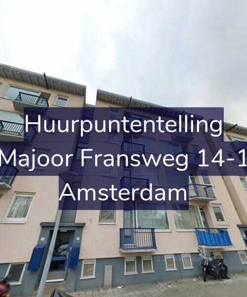 Foto gevel Huurpuntentelling voor Majoor Fransweg 14-1, Amsterdam
