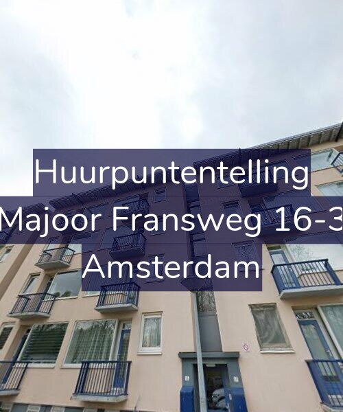 Foto gevel Huurpuntentelling voor Majoor Fransweg 16-3, Amsterdam