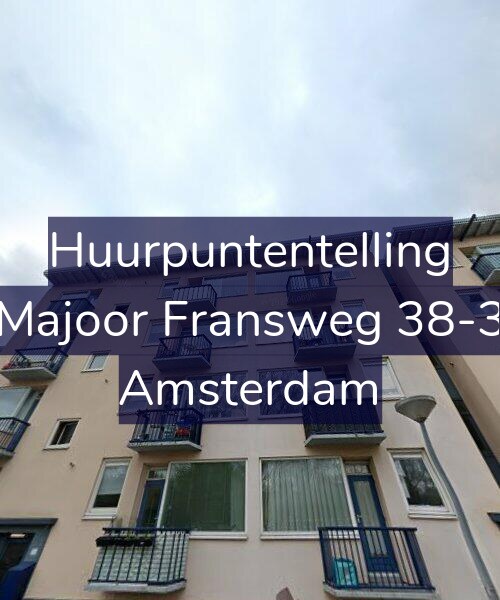 Foto gevel Huurpuntentelling voor Majoor Fransweg 38-3, Amsterdam