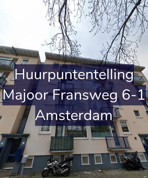 Foto gevel Huurpuntentelling voor Majoor Fransweg 6-1, Amsterdam