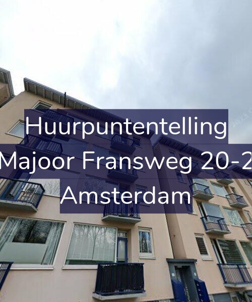 Foto gevel Huurpuntentelling voor Majoor Fransweg 20-2, Amsterdam