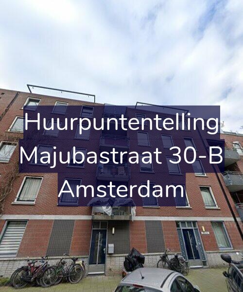 Foto gevel Huurpuntentelling voor Majubastraat 30-B, Amsterdam