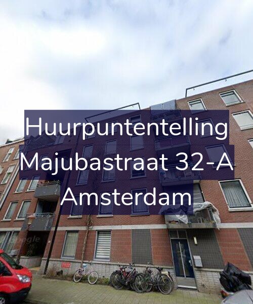 Foto gevel Huurpuntentelling voor Majubastraat 32-A, Amsterdam