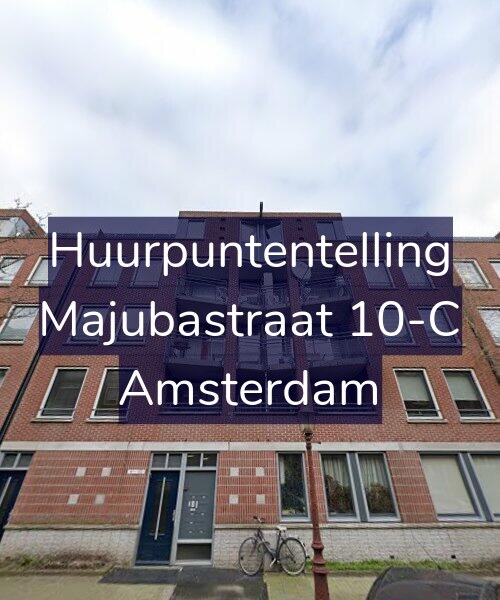 Foto gevel Huurpuntentelling voor Majubastraat 10-C, Amsterdam