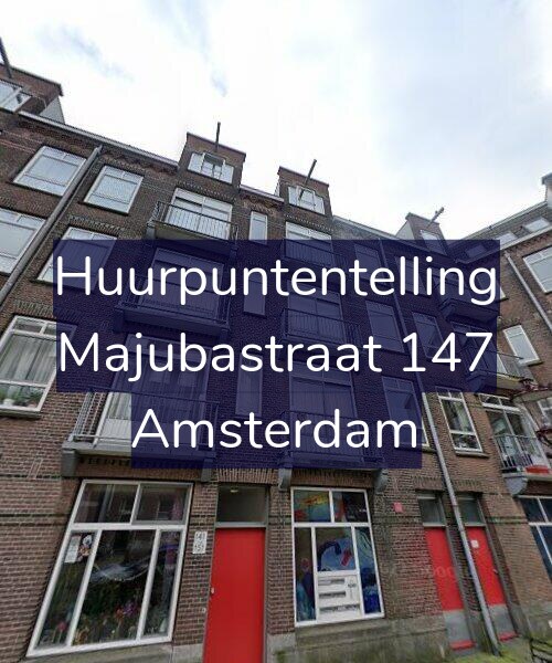 Foto gevel Huurpuntentelling voor Majubastraat 147, Amsterdam