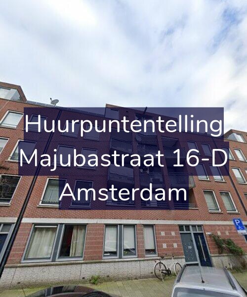 Foto gevel Huurpuntentelling voor Majubastraat 16-D, Amsterdam