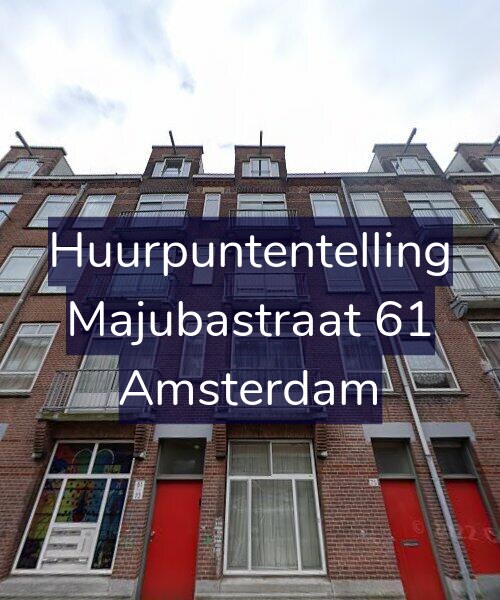Foto gevel Huurpuntentelling voor Majubastraat 61, Amsterdam