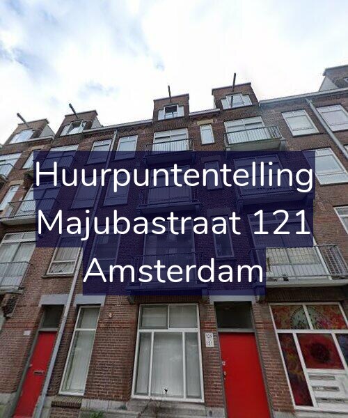 Foto gevel Huurpuntentelling voor Majubastraat 121, Amsterdam