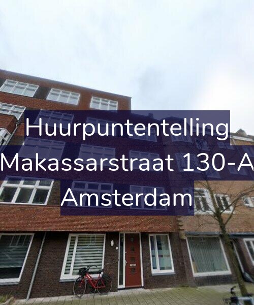 Foto gevel Huurpuntentelling voor Makassarstraat 130-A, Amsterdam