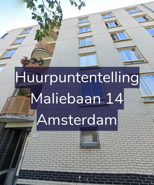 Foto gevel Huurpuntentelling voor Maliebaan 14, Amsterdam