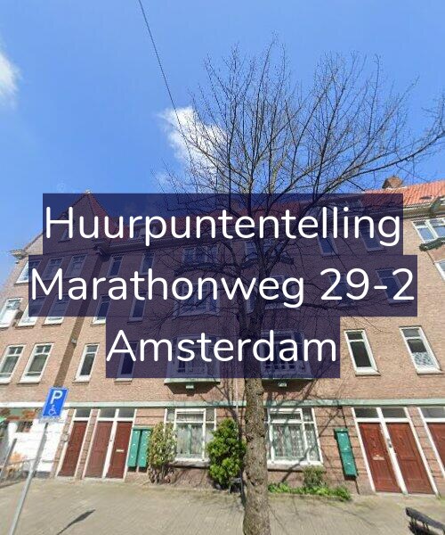 Foto gevel Huurpuntentelling voor Marathonweg 29-2, Amsterdam