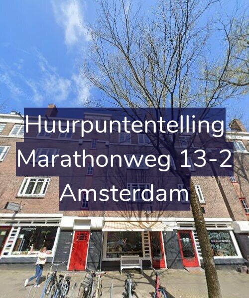 Foto gevel Huurpuntentelling voor Marathonweg 13-2, Amsterdam
