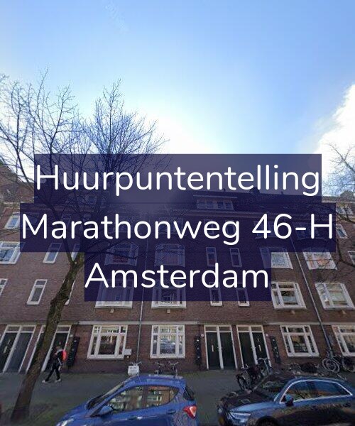 Foto gevel Huurpuntentelling voor Marathonweg 46-H, Amsterdam