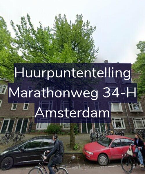 Foto gevel Huurpuntentelling voor Marathonweg 34-H, Amsterdam
