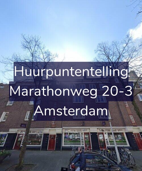Foto gevel Huurpuntentelling voor Marathonweg 20-3, Amsterdam