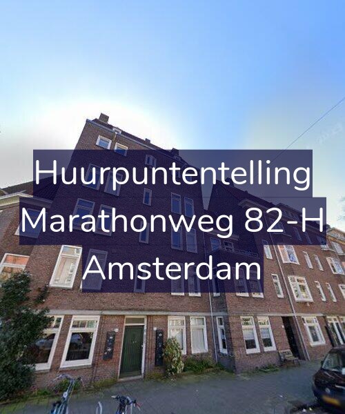 Foto gevel Huurpuntentelling voor Marathonweg 82-H, Amsterdam