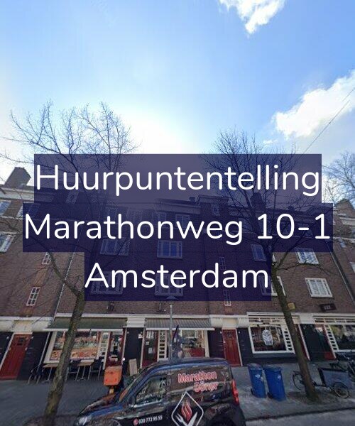Foto gevel Huurpuntentelling voor Marathonweg 10-1, Amsterdam