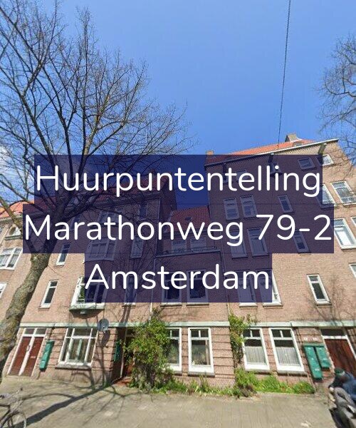 Foto gevel Huurpuntentelling voor Marathonweg 79-2, Amsterdam