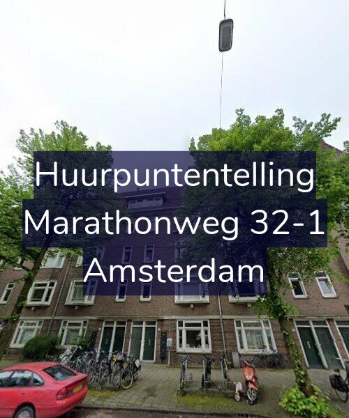 Foto gevel Huurpuntentelling voor Marathonweg 32-1, Amsterdam