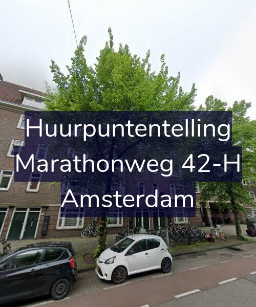 Foto gevel Huurpuntentelling voor Marathonweg 42-H, Amsterdam